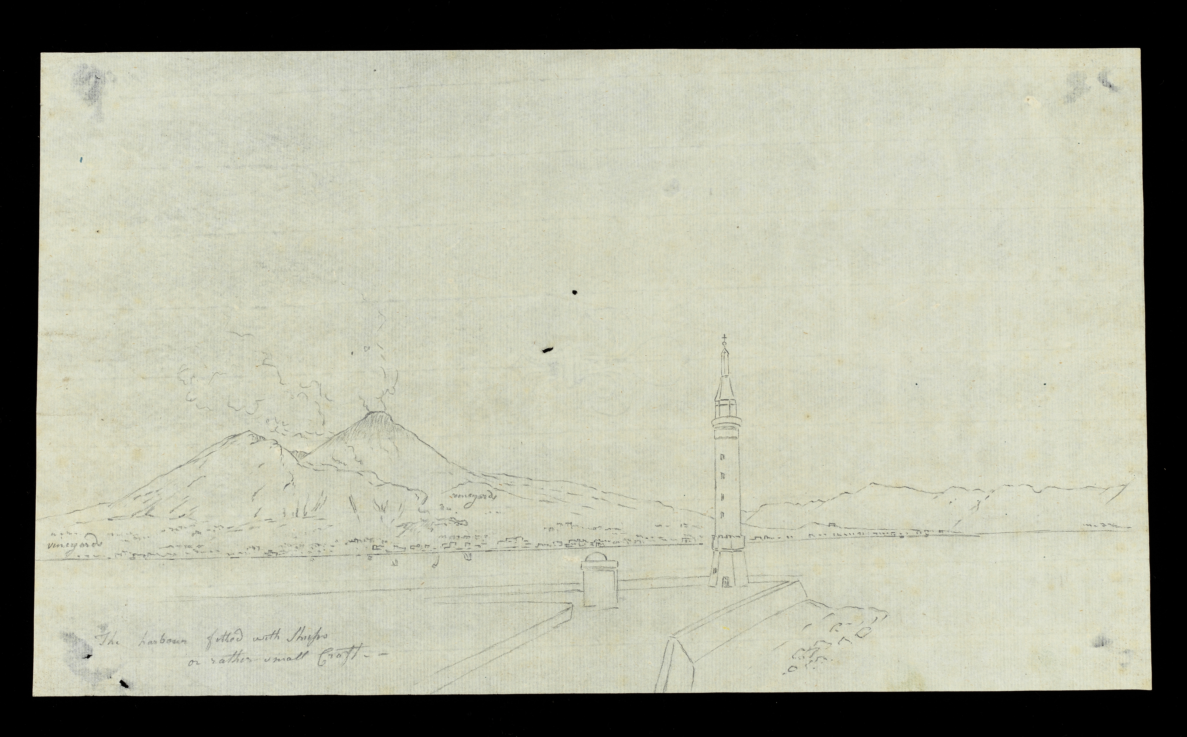 Drawing by unknown artist; 'Head of a Boy or Youth,' drawn in pen and ink; height 8 1/8 in 6 3/8 in